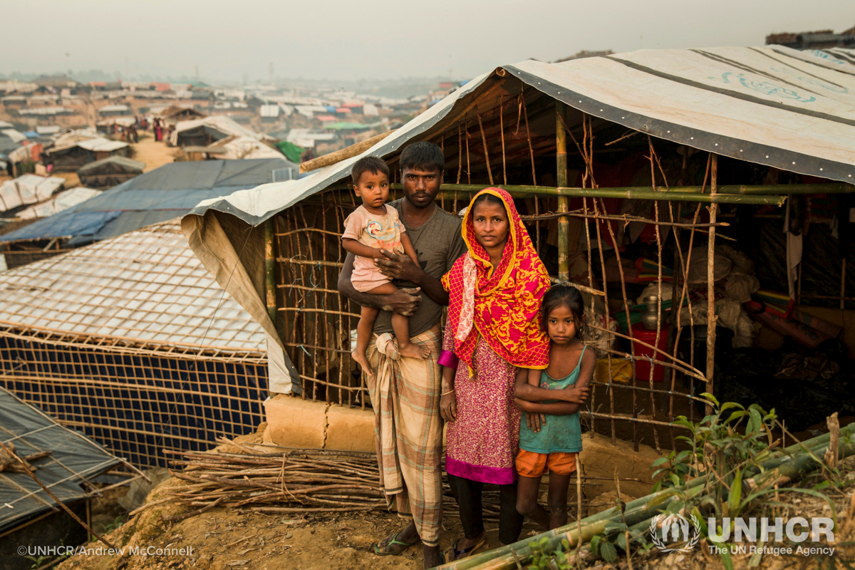 Rohingya family