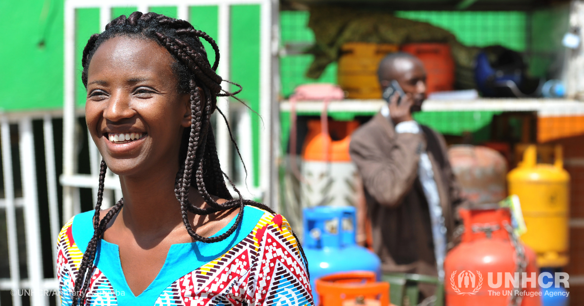 Burundi refugee Annick celebrated on International Women's Day