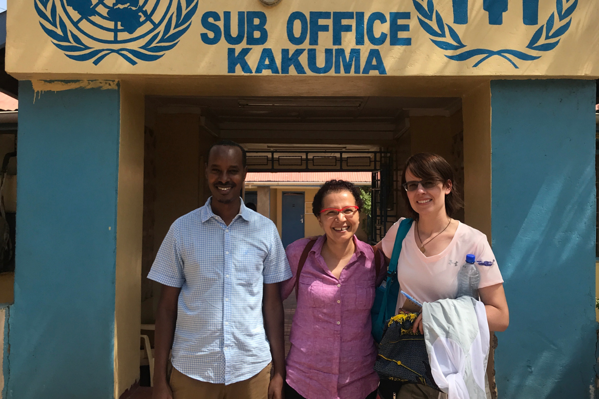 Molly in Kakuma refugee camp