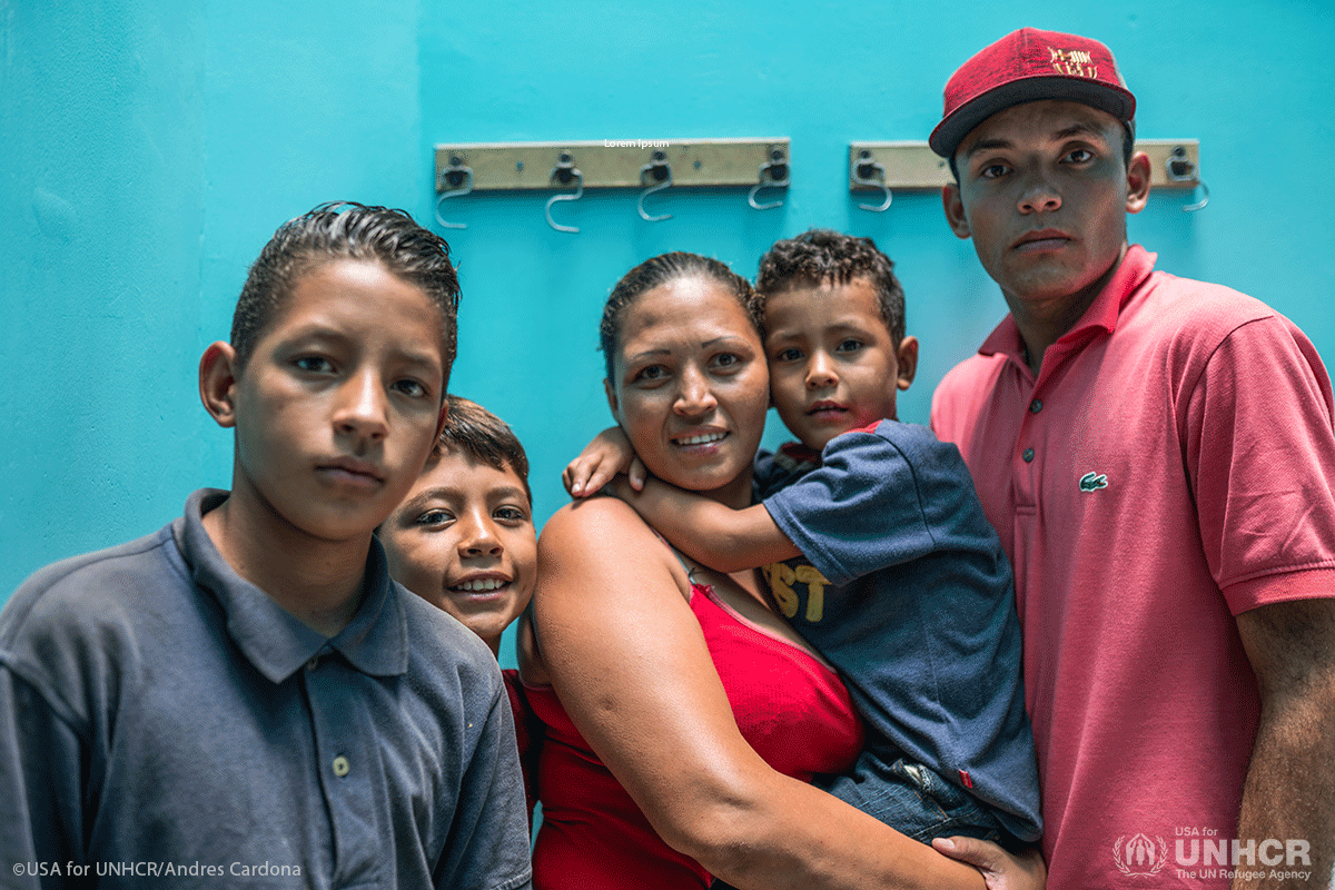 Johan, Patricia and their children.