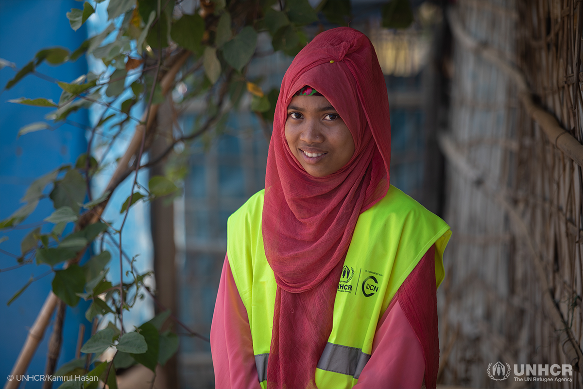 environmental sustainability volunteer smiling for a portrait