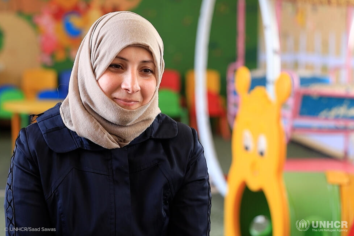 khadija smiles for a portrait