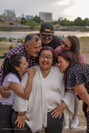 Carolina and her family from Venezuela