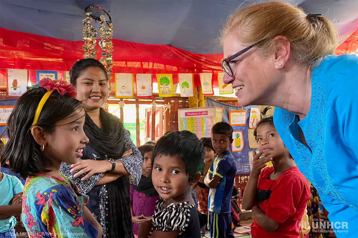 AMG with rohingya children