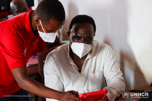 Etienne Bonaventura is a math teacher and a refugee living in the Inke refugee camp in northern DRC since 2013.