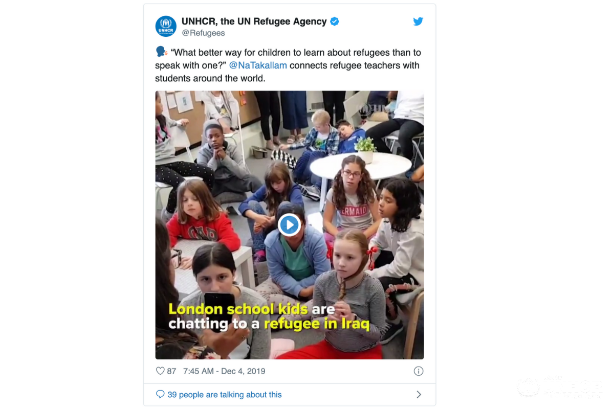 unhcr tweet natakallam