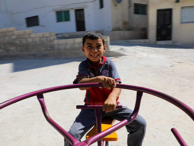 ten-year-old Odai, Syrian refugee child