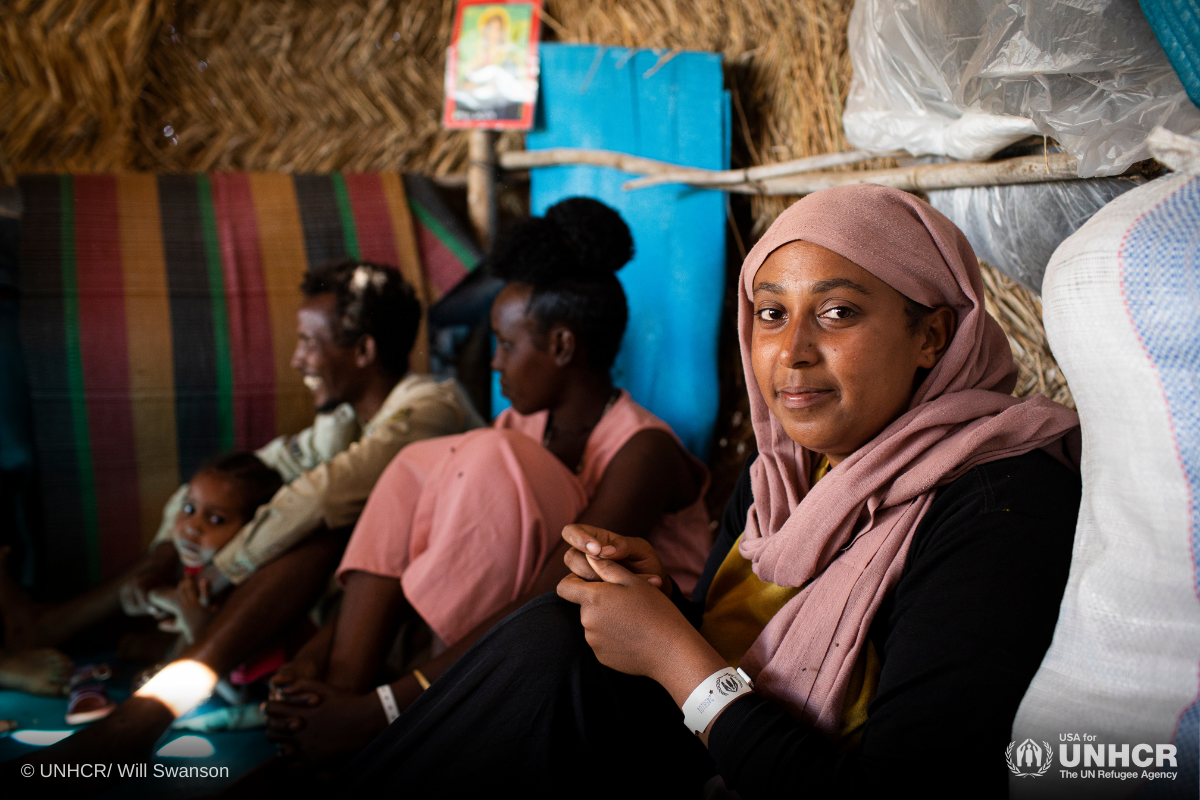 Ethiopian refugee girl